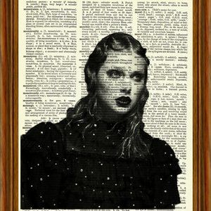 Taylor Swift Upcycled Dictionary Art Print